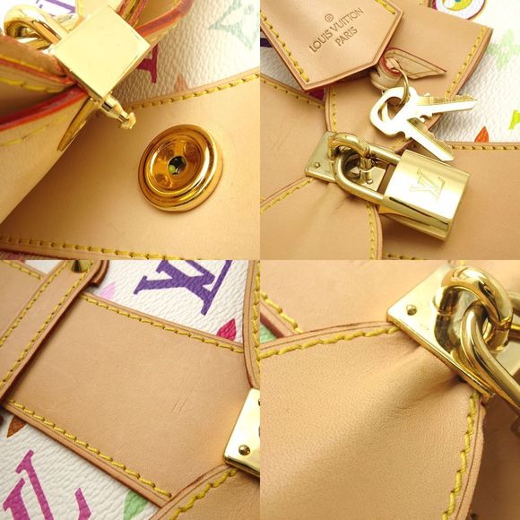 Louis Vuitton Multicolor Sac Retro GM Bron White - Picture 5 of 7